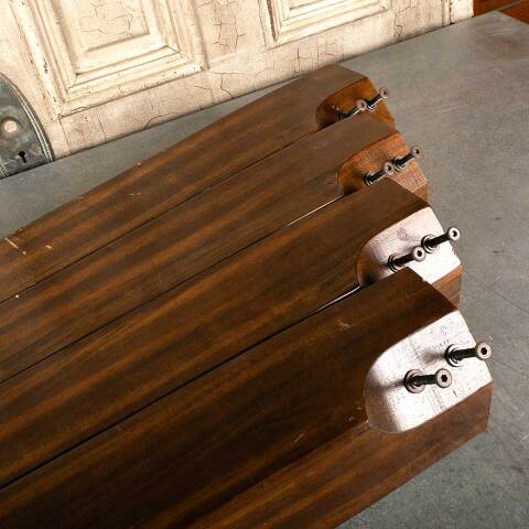 #47950 Set of 4 Salvaged Tapered Wood Table Legs image 5