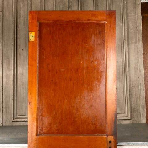 #47964 32x82 Antique 2 Panel Pine Interior Door image 2