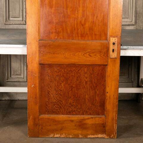 #47965 32x79 Antique 2 Panel Pine Interior Door image 3