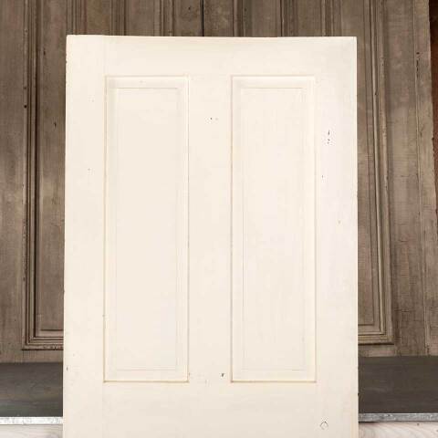 #47967 32x79 Antique 4 Panel Wood Interior Door image 2