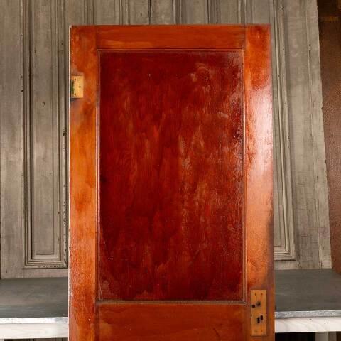 #47971 32x79 Antique 2 Panel Pine Interior Door image 2