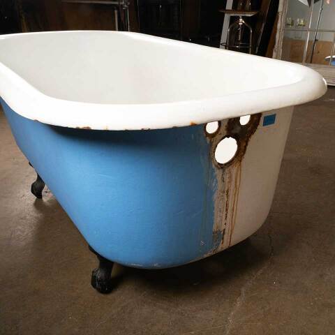 #47978 30x60 Antique Cast Iron Clawfoot Bathtub image 7