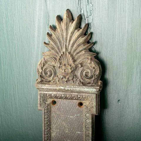 #47983 Antique Ohio Statehouse Doorknob Backplate image 2