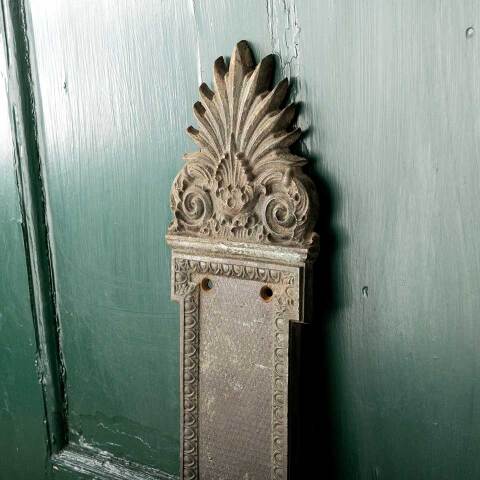 #47983 Antique Ohio Statehouse Doorknob Backplate image 4