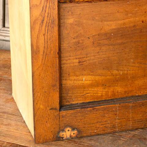 #48016 Salvaged Antique Wood Potato Bin image 4