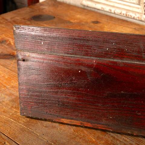 #48019 Salvaged Antique Pine Wood Baseboard Trim image 3