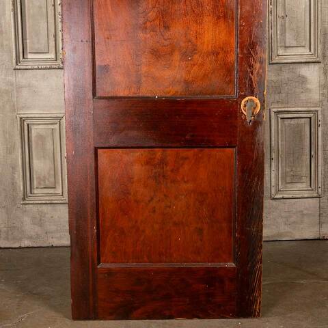 #48056 30x77 Antique 2 Panel Pine Interior Door image 3