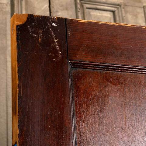 #48059 30x77 Antique 2 Panel Pine Interior Door image 8