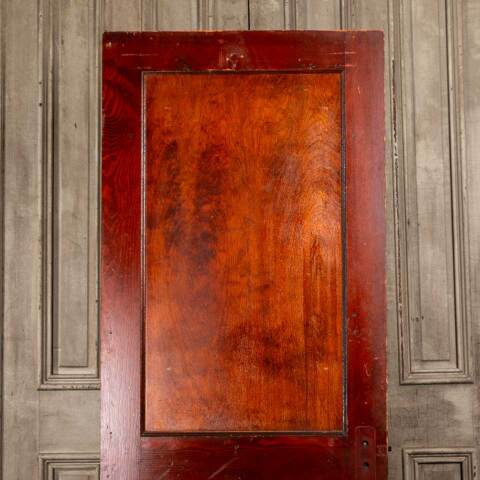 #48060 30x78 Antique 2 Panel Pine Interior Door image 2