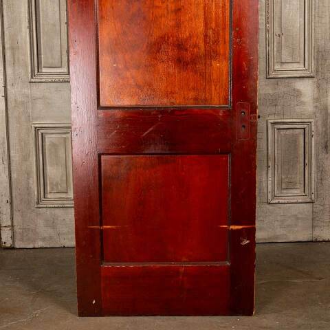 #48060 30x78 Antique 2 Panel Pine Interior Door image 3