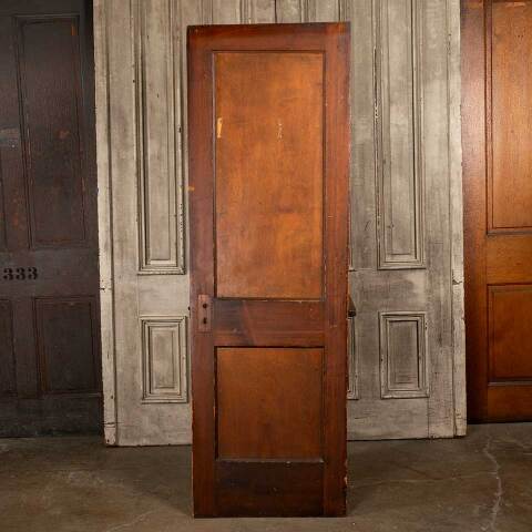 #48061 25x78 Antique 2 Panel Pine Interior Door image 4