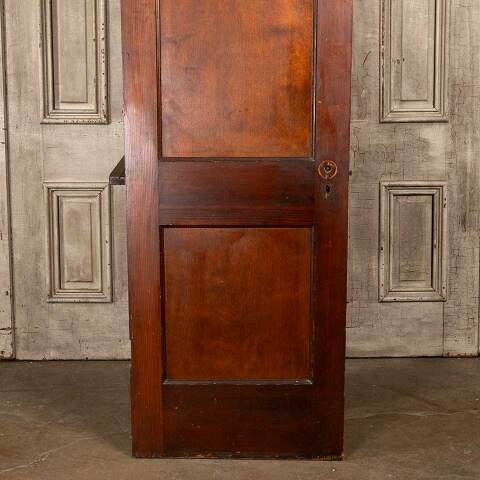 #48061 25x78 Antique 2 Panel Pine Interior Door image 3