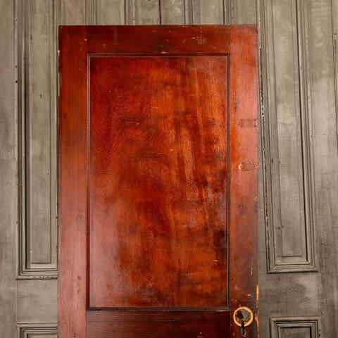 #48063 30x78 Salvaged 2 Panel Pine Interior Door image 2