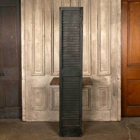 #48087 Antique Exterior Louvered Wood Shutter image 4
