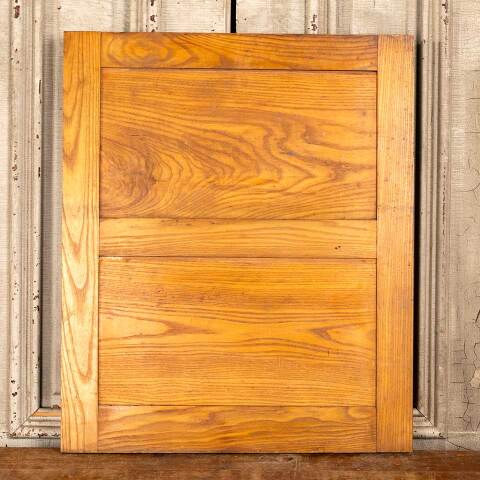 #48093 Salvaged Antique 2 Panel Oak Cabinet Door image 4