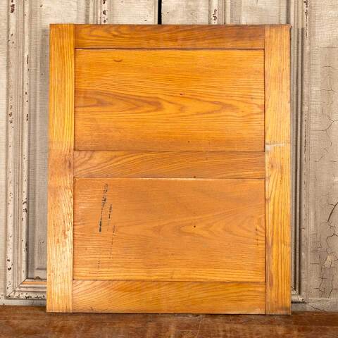#48098 Salvaged Antique 2 Panel Oak Cabinet Door image 4