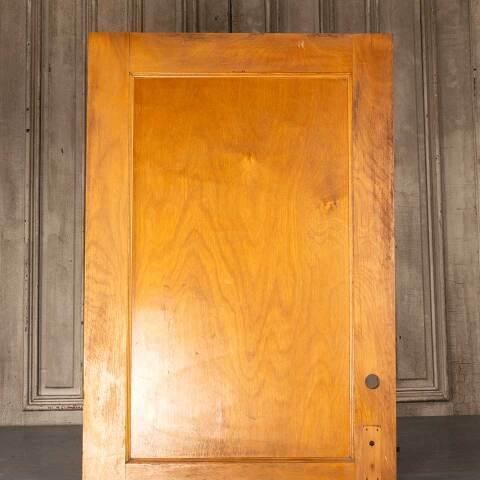 #48176 32x80 Antique 2 Panel Wood Interior Door image 2