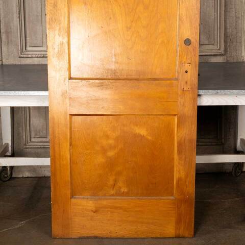 #48176 32x80 Antique 2 Panel Wood Interior Door image 3