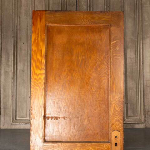 #48178 30x78 Antique 2 Panel Wood Interior Door image 2