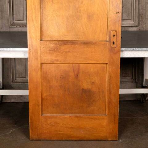 #48182 32x80 Antique 2 Panel Wood Interior Door image 3