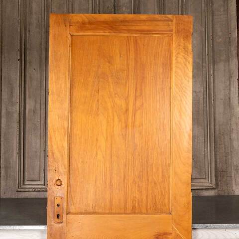#48182 32x80 Antique 2 Panel Wood Interior Door image 5