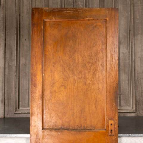 #48183 32x79 Antique 2 Panel Wood Interior Door image 2