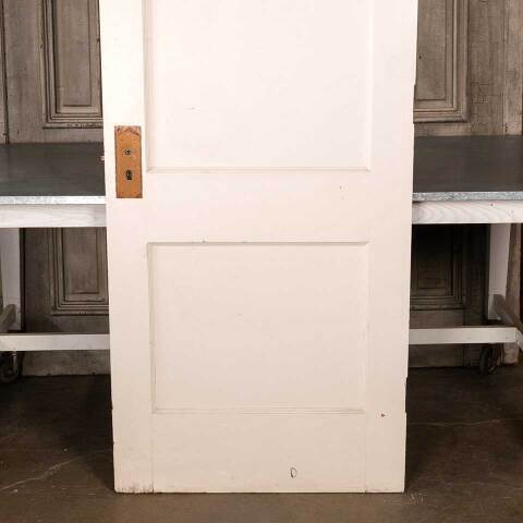 #48185 32x80 Antique 2 Panel Wood Interior Door image 6