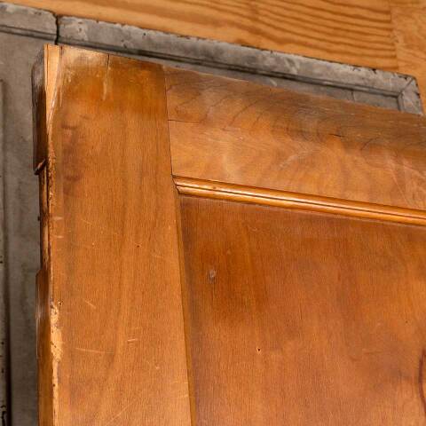 #48186 30x80 Antique 2 Panel Wood Interior Door image 4