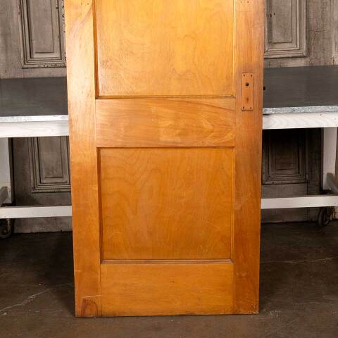 #48187 30x80 Antique 2 Panel Interior Door w/ Mirror image 8