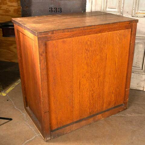 #48264 Vintage Oak Sample Storage Cabinet image 8