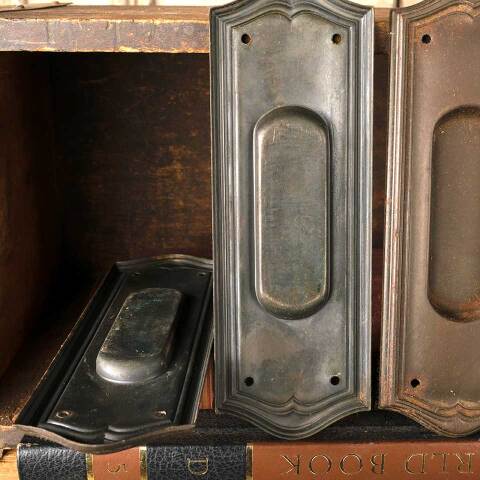 #48311 Antique Arts & Crafts Pocket Door Pulls image 6