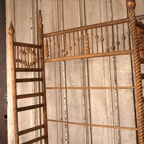 #48451 26x42 Antique Victorian Wood Shelf Unit image 3