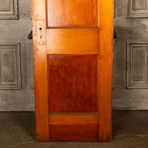 #48498 24x80 Antique 2 Panel Interior Door w/ Mirror image 6