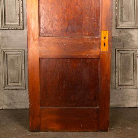 #48499 Antique 2 Panel Pine Interior Door image 3