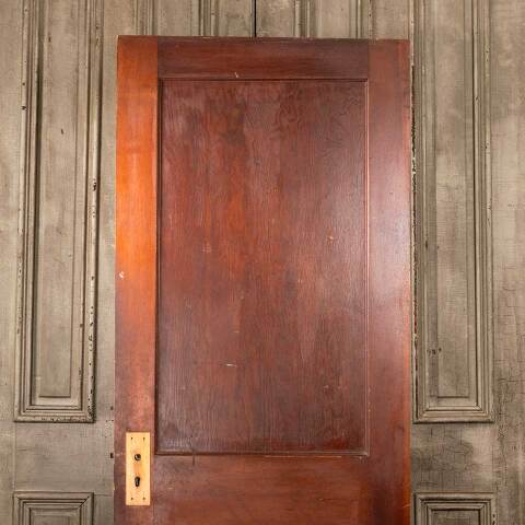 #48499 Antique 2 Panel Pine Interior Door image 5