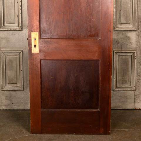 #48499 Antique 2 Panel Pine Interior Door image 6