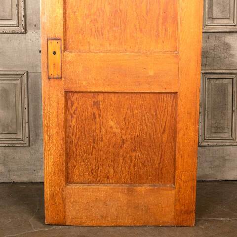 #48500 30x77 Antique 2 Panel Pine Interior Door image 3