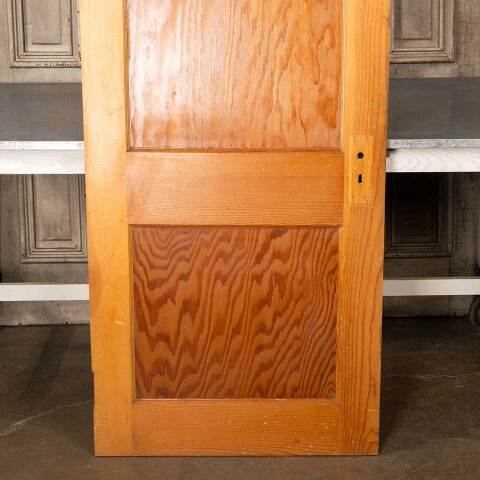 #48504 30x74 Antique 2 Panel Pine Interior Door image 3