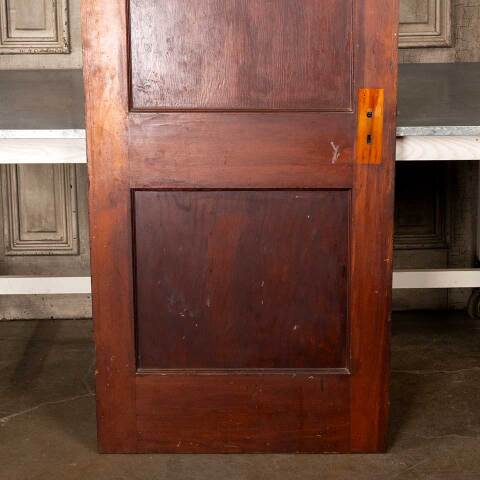 #48505 30x77 Antique 2 Panel Pine Interior Door image 3