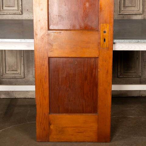 #48506 24x72 Antique 2 Panel Pine Interior Door image 3