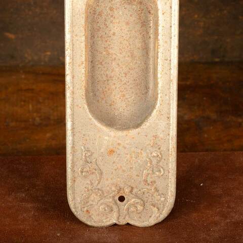 #48516 Antique Pocket Door Pull Handle Hardware image 4