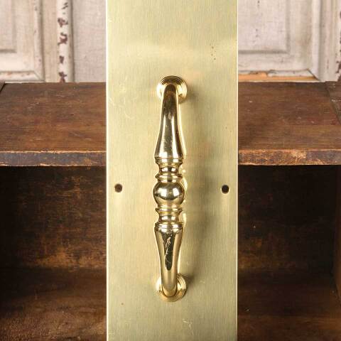#48539 Salvaged Brass Door Pull Handle Hardware image 8