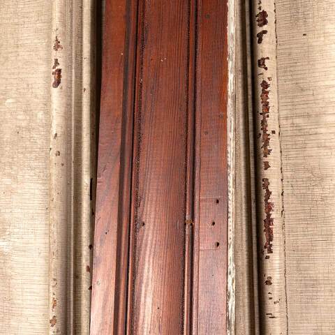 #48543 Antique Unpainted Wood Casing Trim image 3