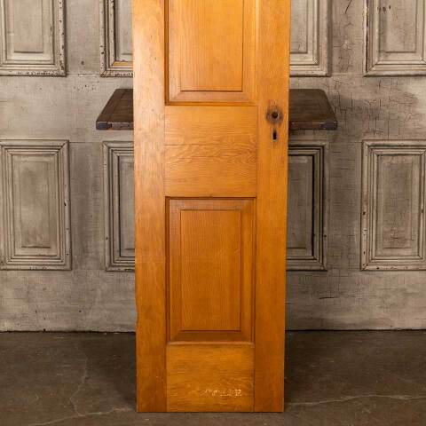 #48560 17x79 Antique 2 Panel Wood Interior Door image 3