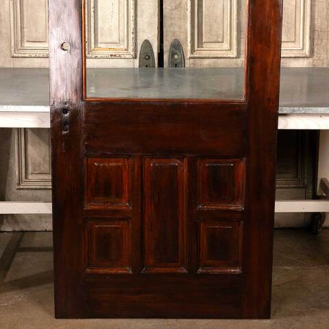 #48574 34x83 Antique Half Lite Pine Entry Door image 7