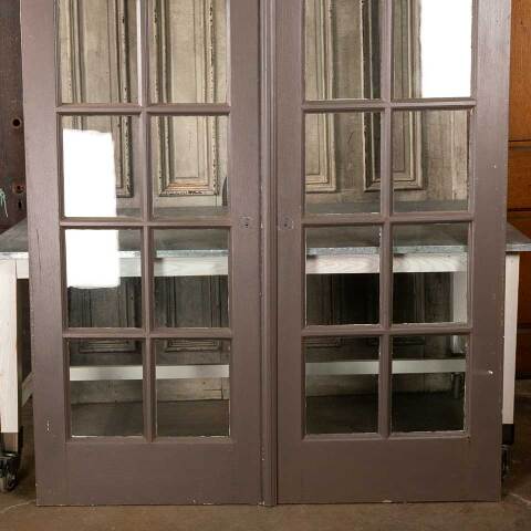 #48579 60x83 Antique 10 Lite French Entry Doors image 3