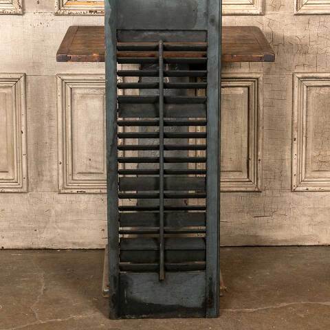 #48646 Antique Exterior Louvered Wood Shutter image 3
