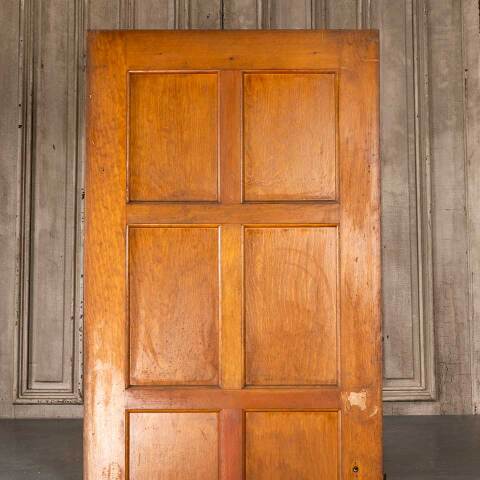 #48684 30x79 Salvaged Antique 8 Panel Interior Door image 2