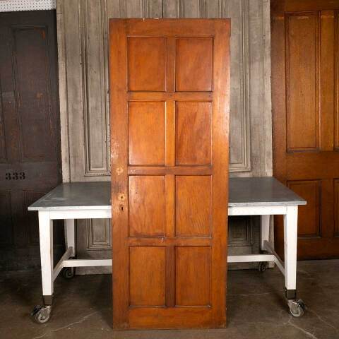 #48684 30x79 Salvaged Antique 8 Panel Interior Door image 4