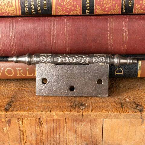 #48727 3" Ornate Cast Iron Steeple Finial Door Hinge image 5